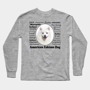 American Eskimo Dog Traits Long Sleeve T-Shirt